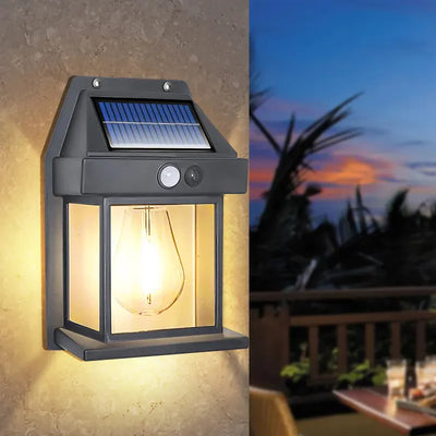 Wall Mounted Solar Light with Motion Sensor