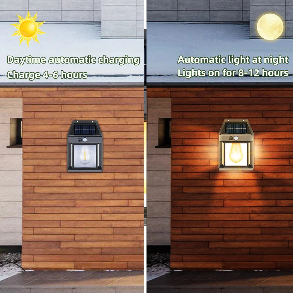 Wall Mounted Solar Light with Motion Sensor