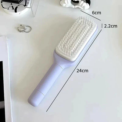 4-in-1 Self-Cleaning Hair Comb Brush