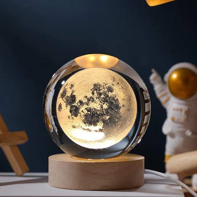 (HOT SELLING ️‍🔥) 3D CRYSTAL BALL LAMP 🪐