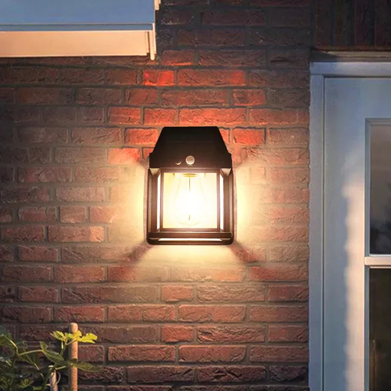 Wall Mounted Solar Light with Motion Sensor