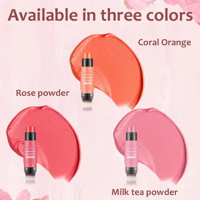 2 IN 1 Blush with Brush Korean Blusher stick