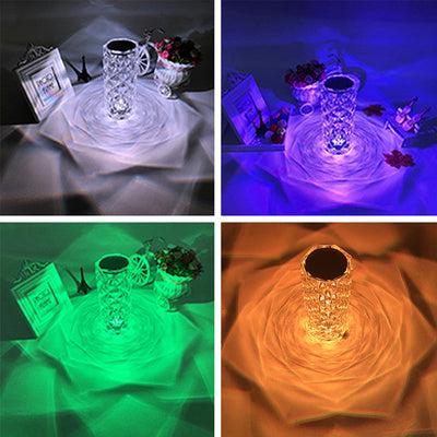 Illuminating LED Crystal Table Lamp