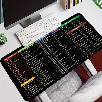 Shortcut Keys Mousepad