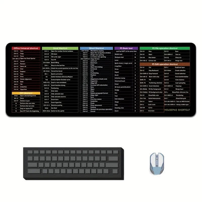 Shortcut Keys Mousepad