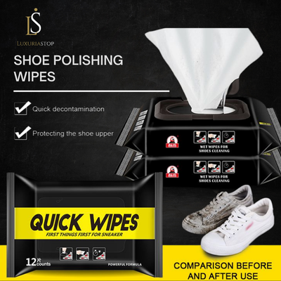 Instant Shoe Cleaning Wipes