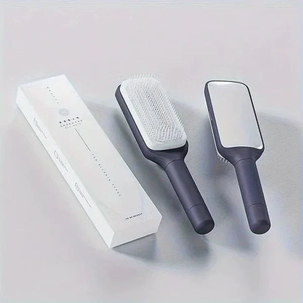 4-in-1 Self-Cleaning Hair Comb Brush